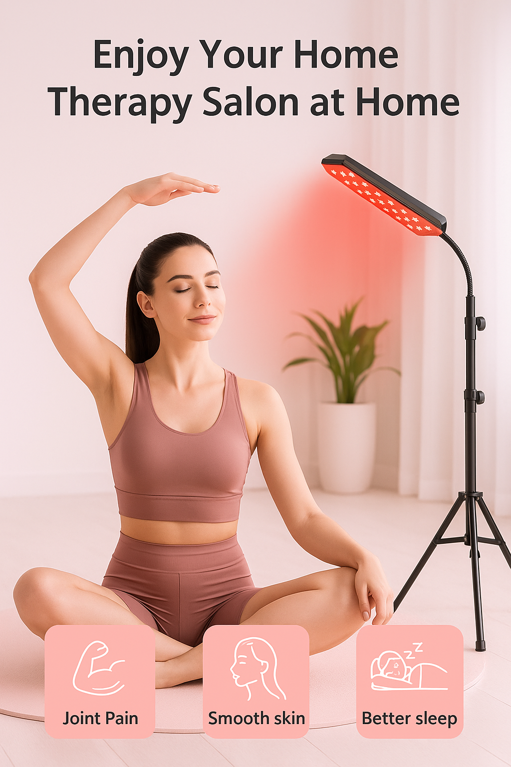 Infrared & Red Light Therapy Lamp